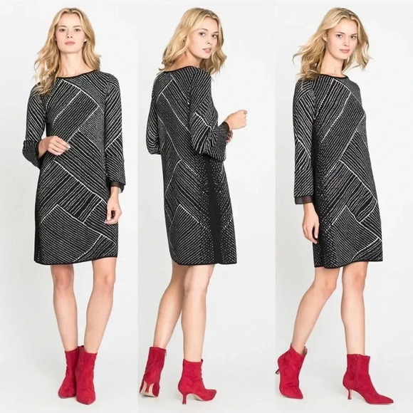 NIC+ZOE Finale Directional Shift Dress medium - Picture 1 of 12